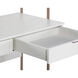 Ambrose 47.25 X 22.5 inch Champagne Gold / Cream Modular Wall Desk